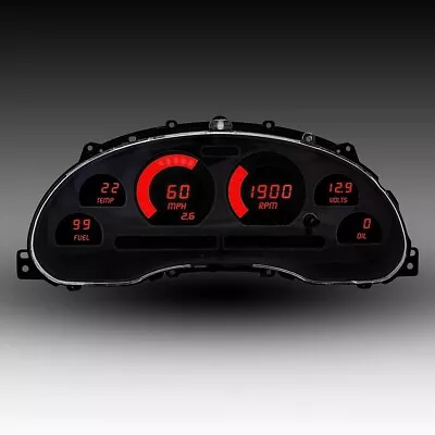 1994-2004 Mustang Digital Gauges Red LED Intellitronix DP7009R Made In USA • $344.96