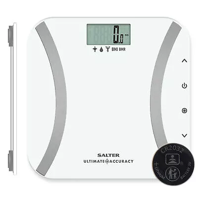 Salter Digital Bathroom Scale Fitness Analyser BMI Ultimate Accuracy • £34.99