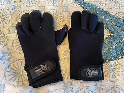 XS SCUBA Made With KEVLAR BUG GRABBER GLOVES Size M For Lobster & Crab Catching • $13.59