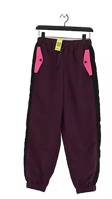 Lazy Oaf Women's Sports Bottoms UK 8 Purple Nylon With Polyester Sweatpants • £11.10