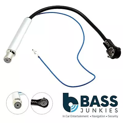 £11.95 • Buy Autoleads VAG VW Skoda Audi Seat Amplified Booster ISO Car Aerial Antenna