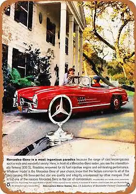 Metal Sign - 1959 Mercedes-Benz 300 SL Roadster - Vintage Look Reproduction • $18.66