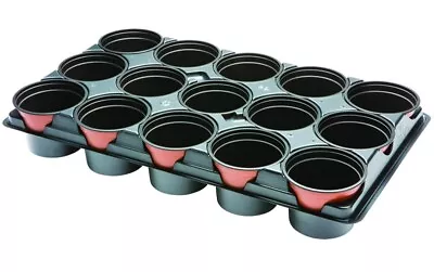 15 X 10.5cm Terracotta Plant Pots In Tray Garden Seed Cuttings Growing Planters • £7.99