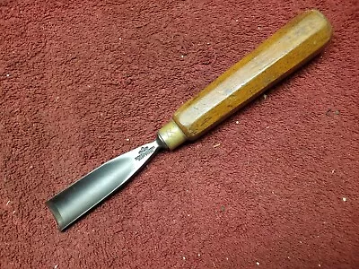 Vintage Wm. Marples & Sons 15/16'' Carving Chisel #6 Sweep • $27.99