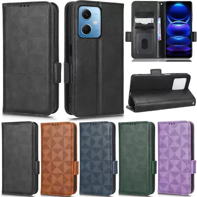 Retro Wallet Flip Cover Case For Xiaomi Redmi 10A 10C 12C 11A Note 11S Note 10 • $20.89