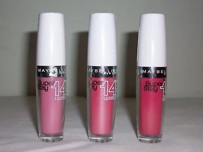 BUY 2 GET 1 FREE (Add 3) Maybelline Superstay 14 Hour Lipstick ((NICKED TIP)) • $6.95