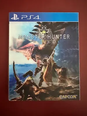 Ps4 Monster Hunter World With PAL Exclusive 3D Lenticular Cover REGION FREE • $32.23