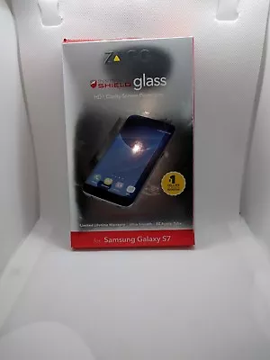 Genuine Zagg HD Clarity Screen Protection Samsung Galaxy S7 CLEAR • $9.98