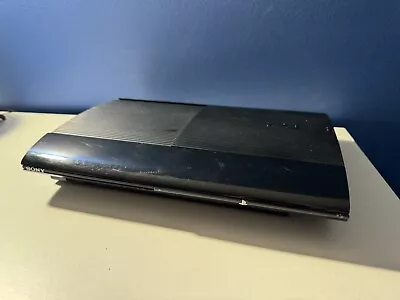 PlayStation 3 Super Slim Console CECH-4301C Black 500GB Console Only PS3 Tested • $89.99