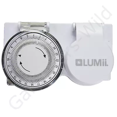 £10.99 • Buy TIMER PLUG IN 24 HOUR HEAVY DUTY LUMII High Load HID CFL Ballast Grow Light SAVE