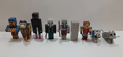 Minecraft Craft-A-Block Mixed Lot Of 9 Figures Accessories Blocks • $19.99