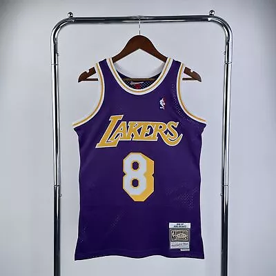 Kobe Bryant #8 Los Angeles Lakers Purple Mitchell & Ness Swingman Jersey Mens • $45.97