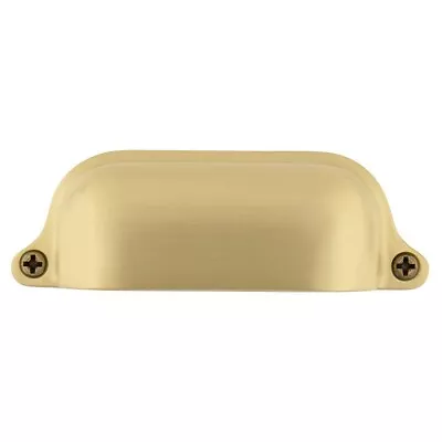 1 Nostalgic Warehouse 761754 3 1/2  Centers Large Farm Cup Pull In Satin Brass • $14.71