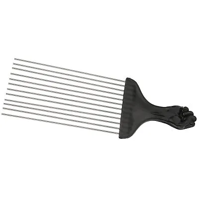 Metal Hair Pick Detangle Salon Barber Shop Pick Comb Hair Styling Tool LJ4 • $6.41