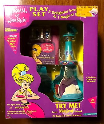 I DREAM OF JEANNIE Magical Playset W/ Activity Disk Miniature Figures NRFB 1996 • $24.99