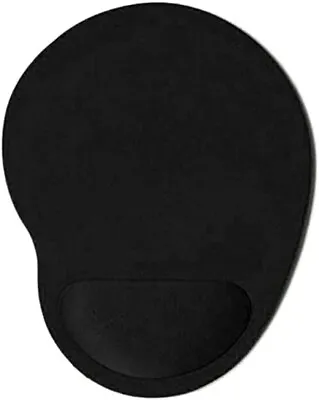 £2.35 • Buy Black Foam Based Anti Slip Mouse Mat Pad With Foam Wrist Support