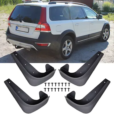 Set Of 4 Mud Flaps Splash Guards Mudguard Front & Rear Fender For Volvo XC70 • $27.29