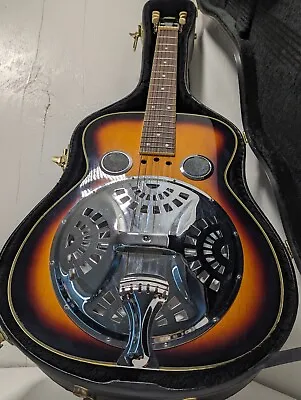 Regal San Francisco Resonator Guitar Dobro In Hard Case EUC.  -  Morgan Monroe  • $550