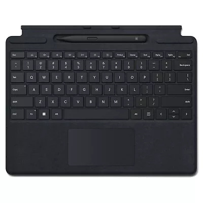 NEW Microsoft Surface Pro Signature Keyboard / Cover Case With Slim Pen 2 Black • $179.95