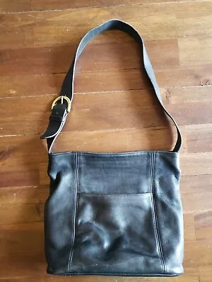 Coach Legacy Vintage Black Genuine Leather  Hobo Purse HandBag  • $40