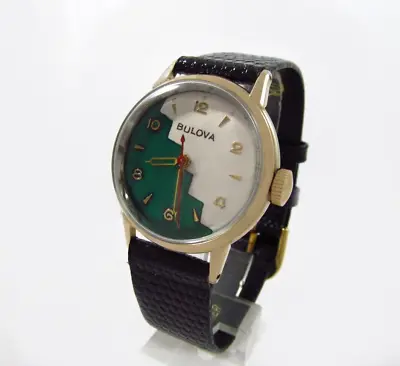 Stunning 1954 BULOVA  SNORKEL  Model Men's Vintage Watch - Serviced • $159.99