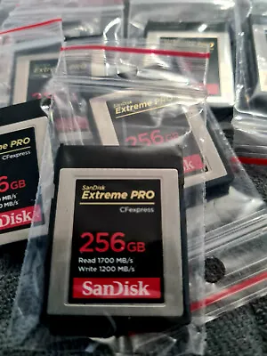 SanDisk Extreme PRO CFexpress Memory Card 256GB Type B 1700/1200 XQD • £151.07