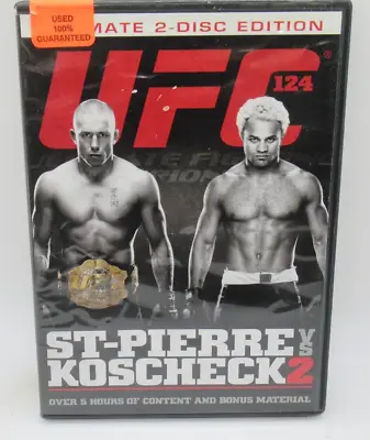 Ufc 124: St-pierre Vs Koscheck 2 Ultimate Ed. 2-disc Dvd Set Thiago Alves Mac • $9.99