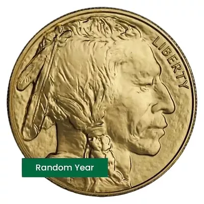 1 Oz Gold Buffalo Coin BU - Random Year - $50 US Gold .9999 Fine • $2504.30