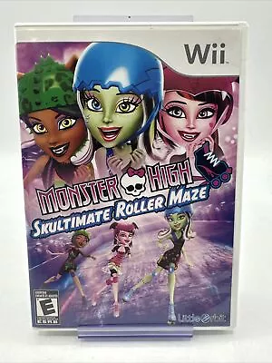 Monster High: Skultimate Roller Maze (Nintendo Wii 2012) Complete • $4.99