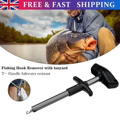 T Bar Fishing Tackle Easy Fish Hook Remover Disgorger Detacher Coarse Fishing UK • £7.35