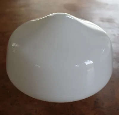 Vintage White Milk Glass Ceiling Light Globe Shade School House 3.75  Pristine • $19