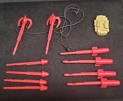 $18 • Buy Lot Of GI Joe  Bazooka  Missile / Rocket / Grappling Hooks And Back Pack