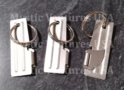 3x GENUINE US Military P-51 Can Opener Key Chains Surplus US Shelby  John Wayne  • $7.99