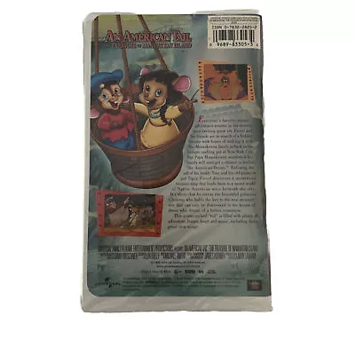 American Tail An - The Treasure Of Manhattan Island (VHS 2000 Clamshell) • $8