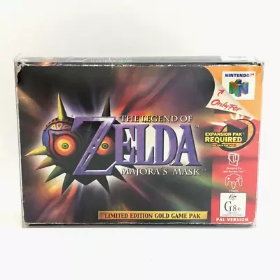 Boxed Genuine Nintendo 64 N64 Legend Of Zelda Majora's Mask PAL AUS Game CIB Box • $249.99