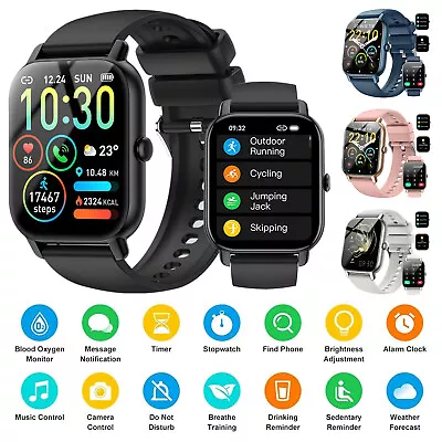 Waterproof Smart Watch Men Women Smartwatch Bluetooth For IPhone Samsung 2024 • $49.30
