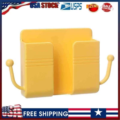 $6.11 • Buy Adhesive Wall Mounted Organizer Remote Control Mobile Phone Charging Plug Holder