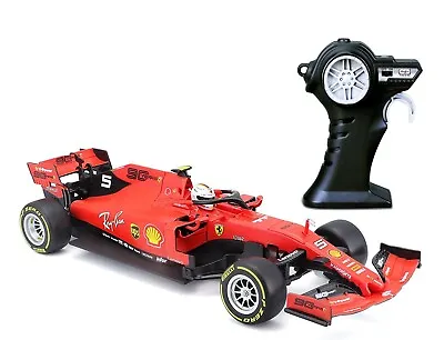 2.4Ghz Radio Control 1/24 F1 Ferrari SF90 2019 #5 Sebastian Vettel RC Car RTR  • $46.99
