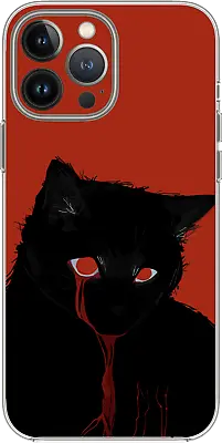 Cursed Black Cat Cry Sad Red Blood Evil Case Cover Clear / Shockproof / MagSafe • £11.12