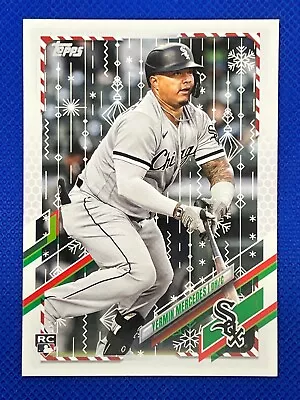 2021 Topps Holiday Yermin Mercedes ROOKIE CARD HW157 White Sox 103J • $1