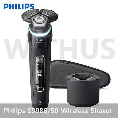 $497.35 • Buy Philips SkinQ 9000 Series Wet And Dry Wireless Shaver With Cartridge S9986/50