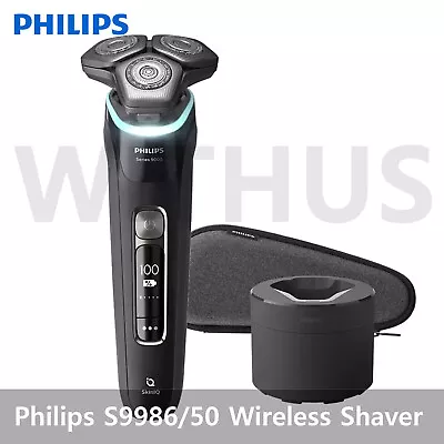 Philips SkinQ 9000 Series Wet And Dry Wireless Shaver With Cartridge S9986/50 • $447.77