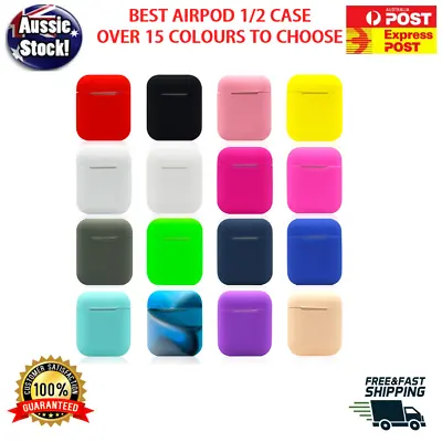 $6.55 • Buy Apple Airpods Silicone Gel Case Shockproof Protective Cover Skin Case Airpod 1 2