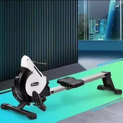 Finex Rowing Machine Magnetic Resistance Rower Fitness Home Gym Cardio 16-Level • $343.63