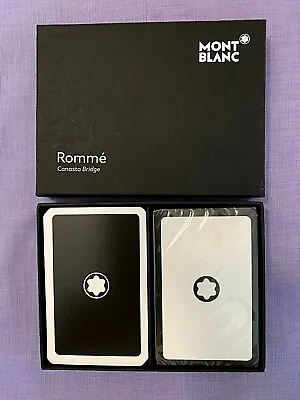 Mont Blanc Playing Cards Set Of 2 In A Box • $55