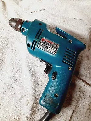 Vintage Makita DP3720 10mm Drill Corded Blue VTG Keyed Chuck Variable Speed Rev • $39.99