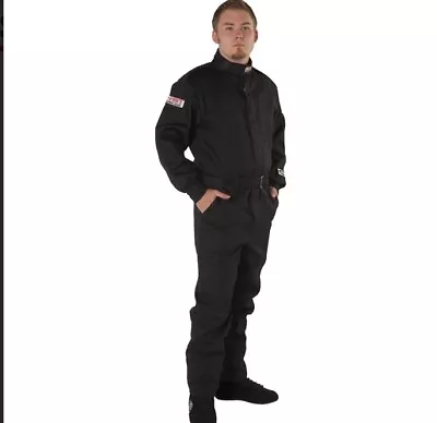 GF125 One-Piece Racing Suit Size Small Black G-FORCE • $94.99