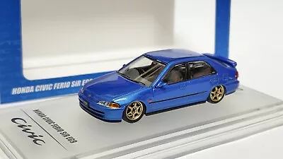 1:64 Inno64 Inno Honda Civic EG6 Ferio SiR Blue Diecast Mini Gt Tarmac • $38