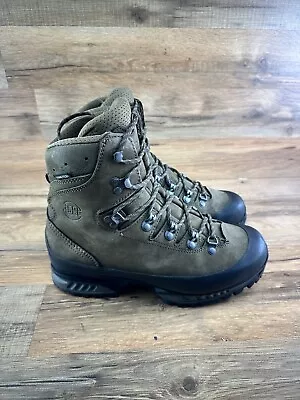 Hanwag Alaska GTX Backpacking Black Leather Hiking Boots Made In Germany Sz 7.5 • $199