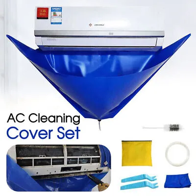 Waterproof Wall Mounted Wash Cover Air Conditioner Cleaning Bags Protectors Kits • $19.89